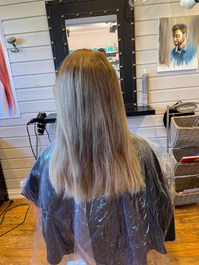 Hårstyling hos Kirsten's salong